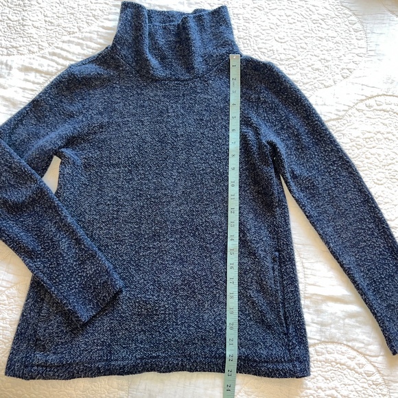 JCREW Factory Turtleneck Solid Gray Long Sleeve Sweater Regular Size XS - Picture 4 of 7